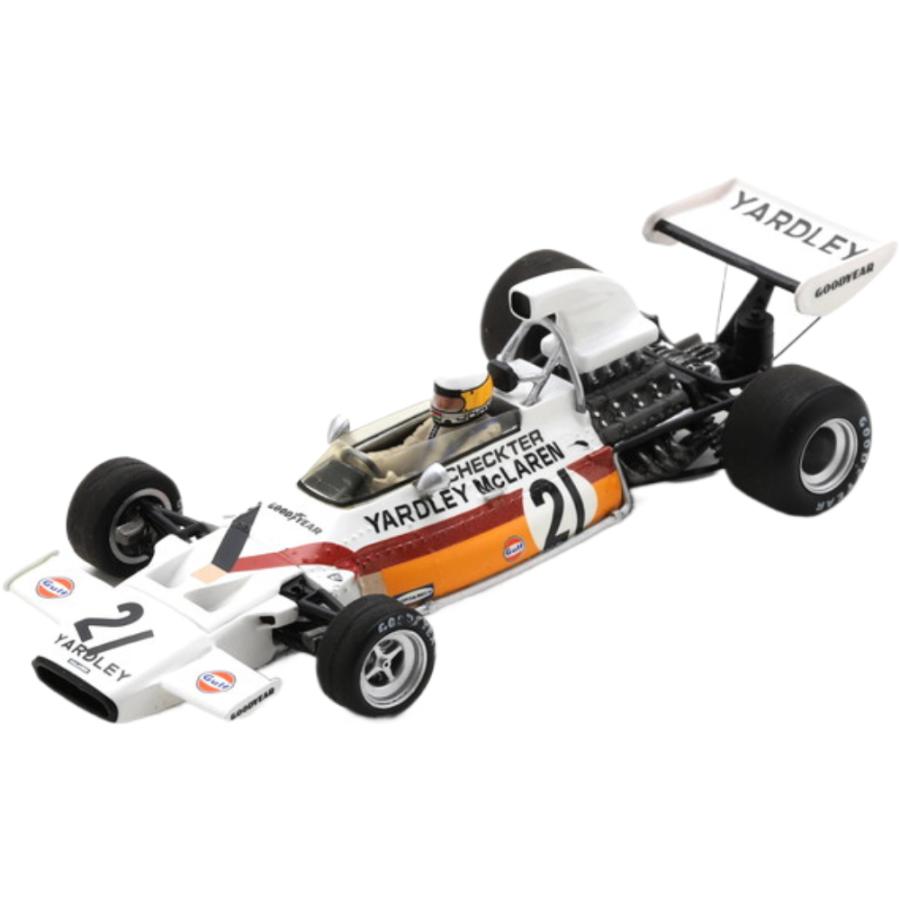 McLaren F1 M19A USA GP 1972 ジョディーシェクター 白黄/ Spark 1/43