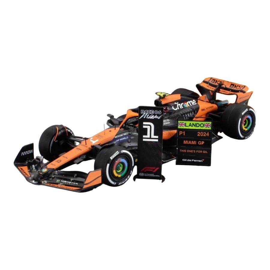 McLaren MCL38 #4 Lando Norris 2024 マイアミGP優勝車 オレンジ