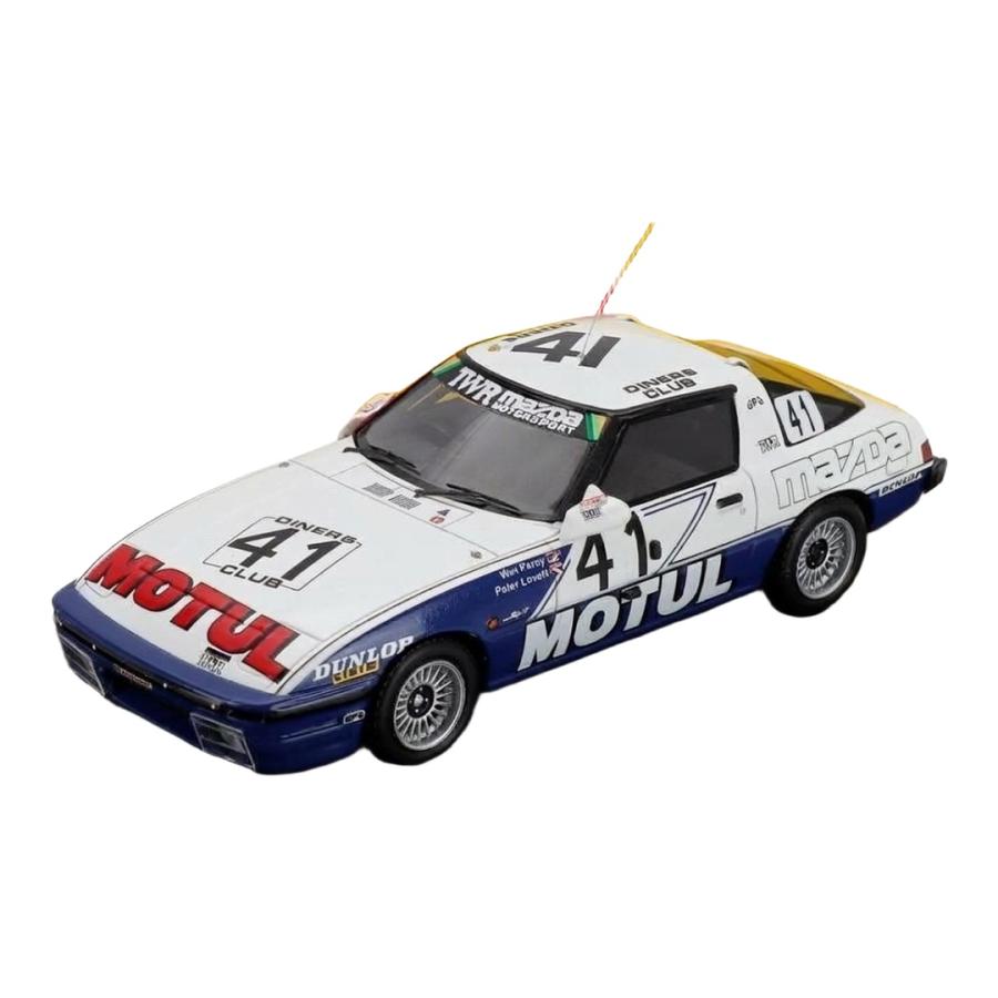 Mazda RX-7 #41 チームMotul TWR 24時間スパ 1981 ホワイト/ブルー Spark 1/43 ミニカー | 