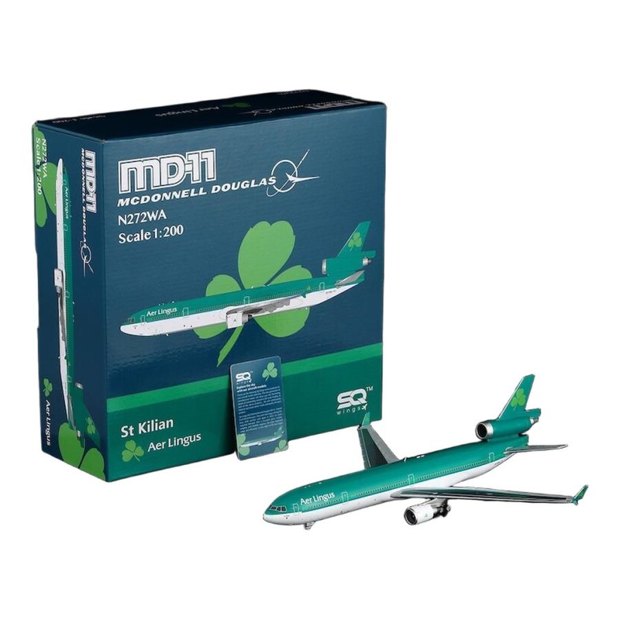 Aer Lingus マクドネル・ダグラス MD11 N272WA flaps down / SQ Wings 1/200 飛行機模型 | 