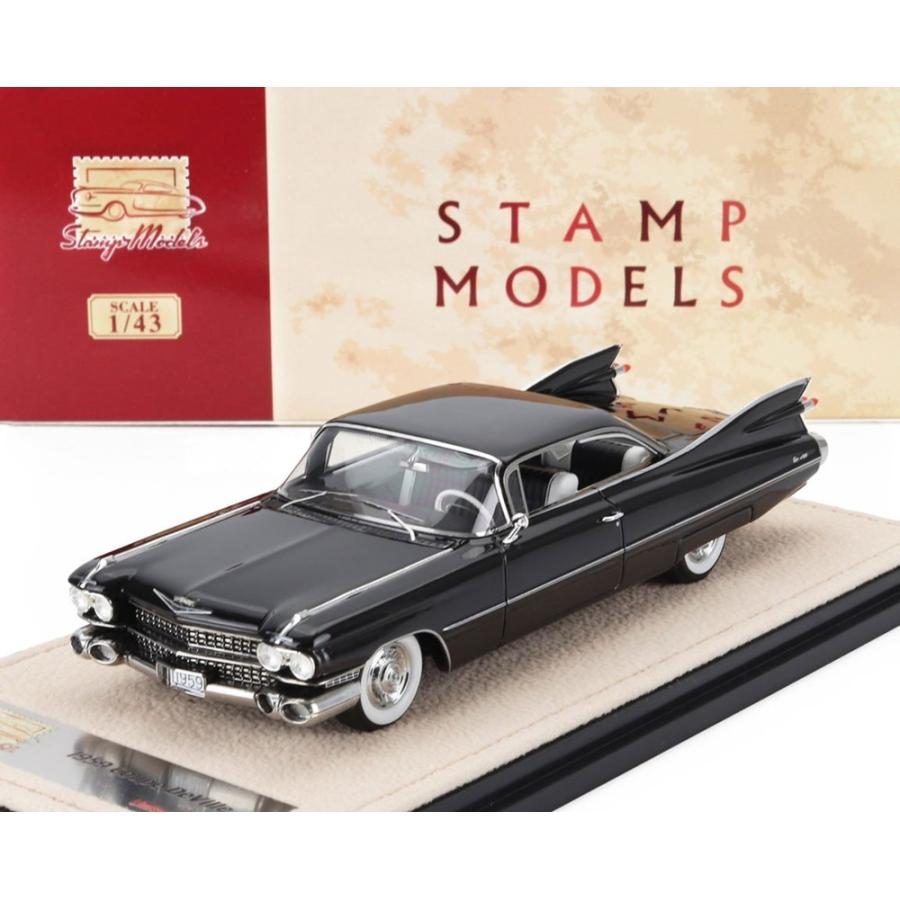 CADILLAC COUPE DE VILLE 1959 ブラック/ STAMP-MODELS 1/43 ミニカー