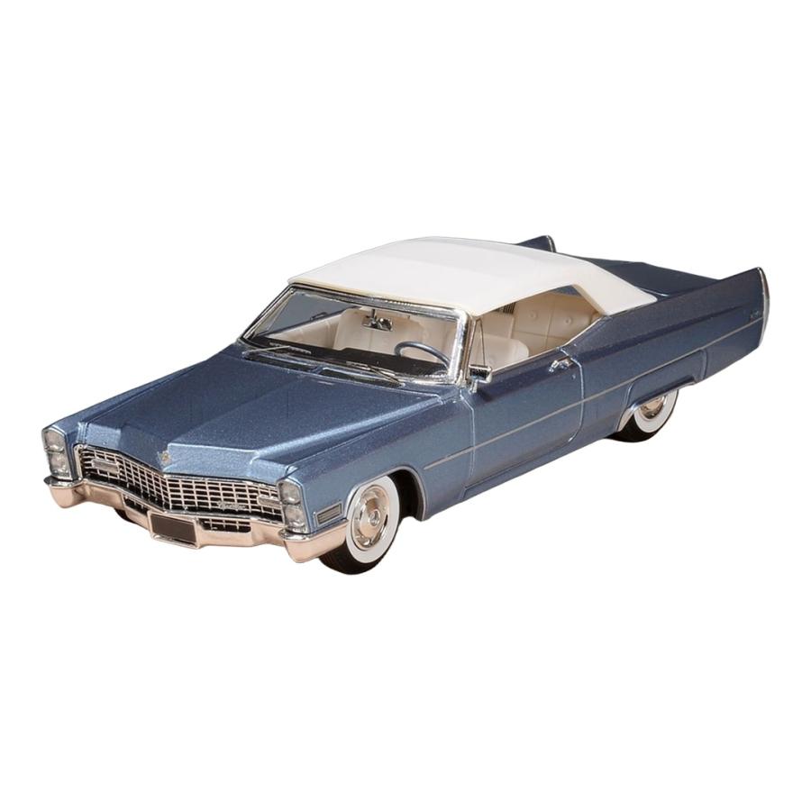 【予約】Cadillac De Ville カブリオレ クローズド 1967 マリーナブルーM ホワイト STAMP-MODELS 1/43 ミニカー | 