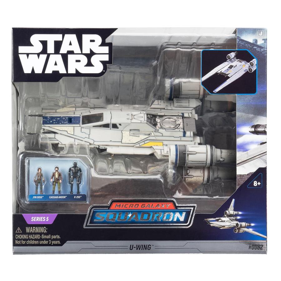 Jazwares STAR WARS U-Wing 12インチ ビークル 1インチ フィギュア3個
