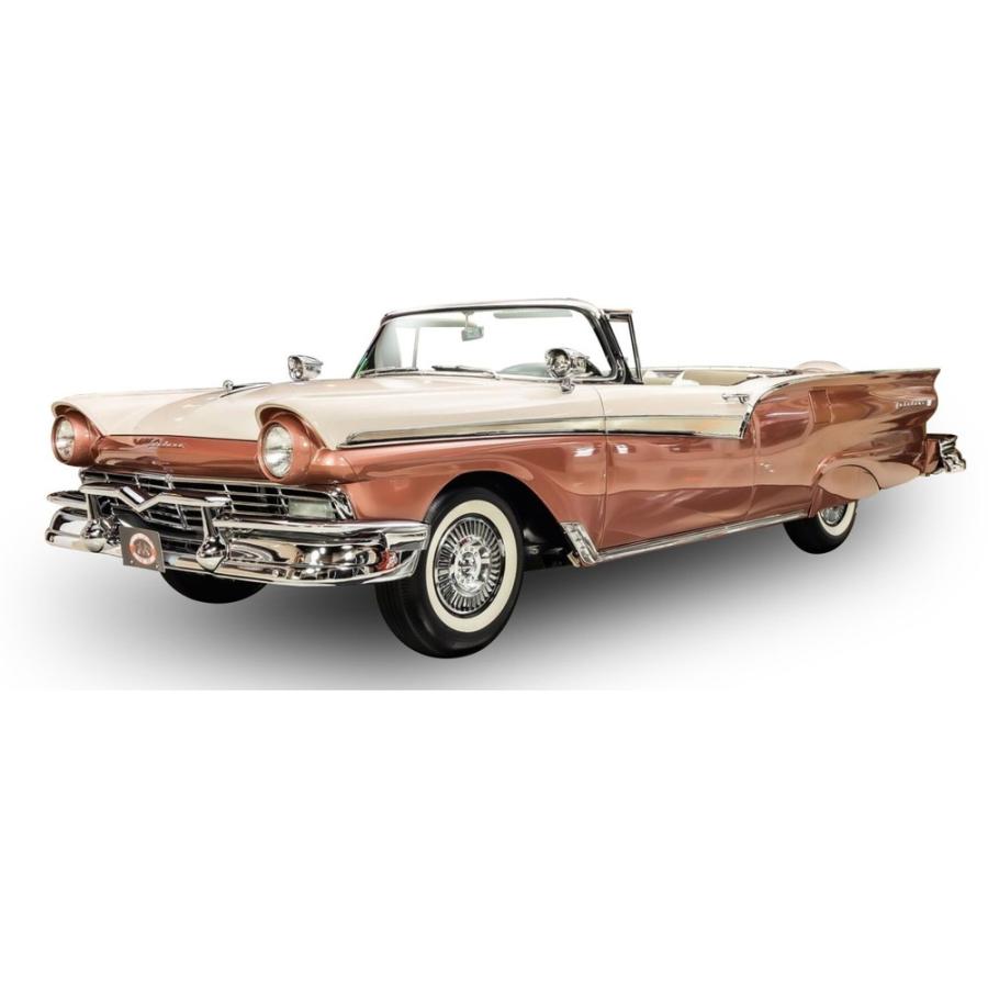 【予約】FORD FAIRLANE 500 SKYLINER カブリオレ オープン 1957 コッパーホワイト/ Sun Star 1/18 | 