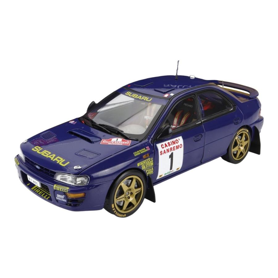 Subaru Impreza 555 #1 ウィナー ラリーサンレモ 1996 C.McRae/D.Ringer Sun Star 1/18 ミニカー | 