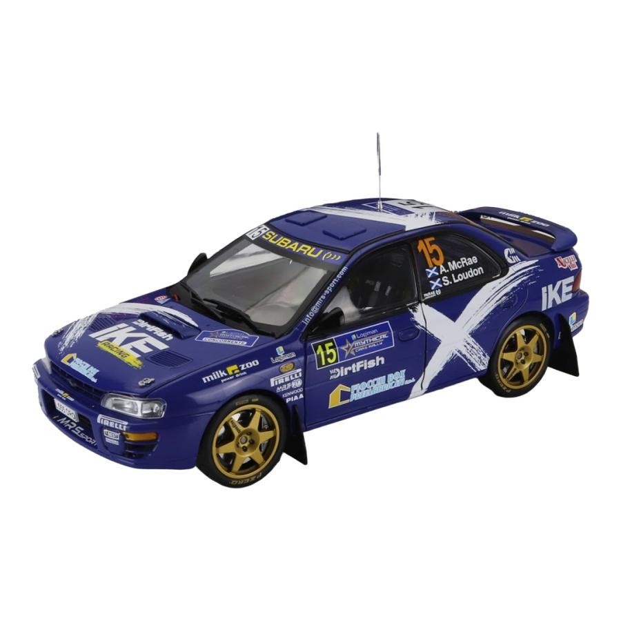 Subaru Impreza 555 No.15 A.McRae S.Loudon 2023 / Sun Star 1/18 ミニカー | 