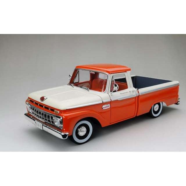 未開封 1/18 サンスター 1965 フォード F100 ピックアップトラック 1965 フォード F-100 ピックアップ オレンジ/ホワイト Ford F100 / Sun