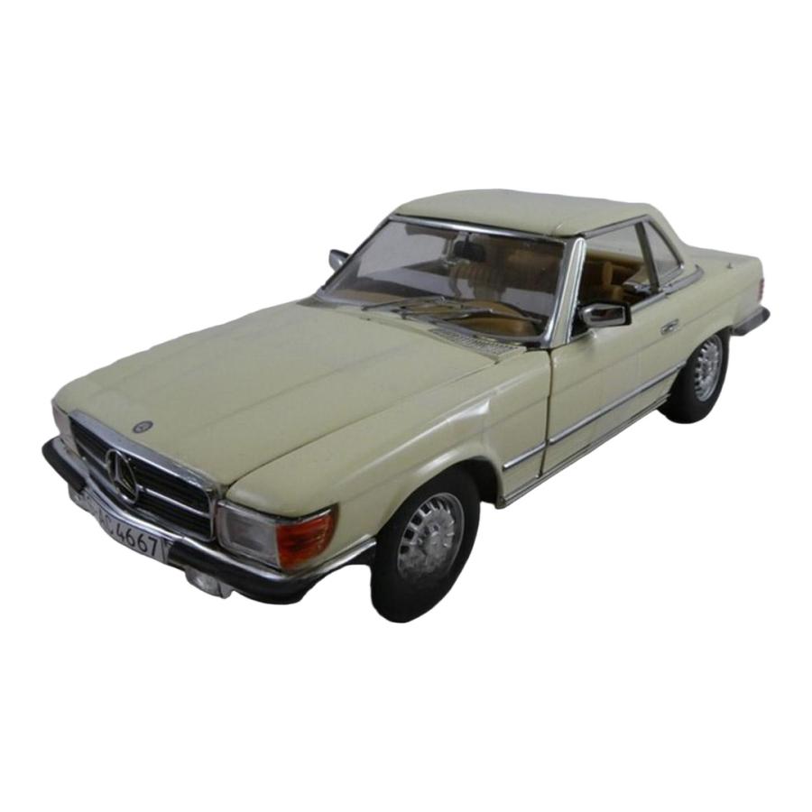 Mercedes Benzメルセデスベンツ 350 SL 1977 アイボリー / Sun Star 1/18 ミニカー | 