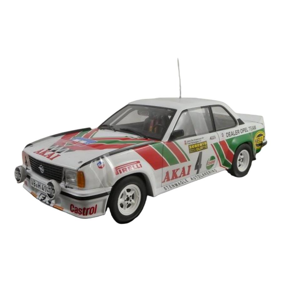 Opelオペル Asconaアスコナ 400 1981 ホワイト #4 / Sun Star 1/18 ミニカー | 
