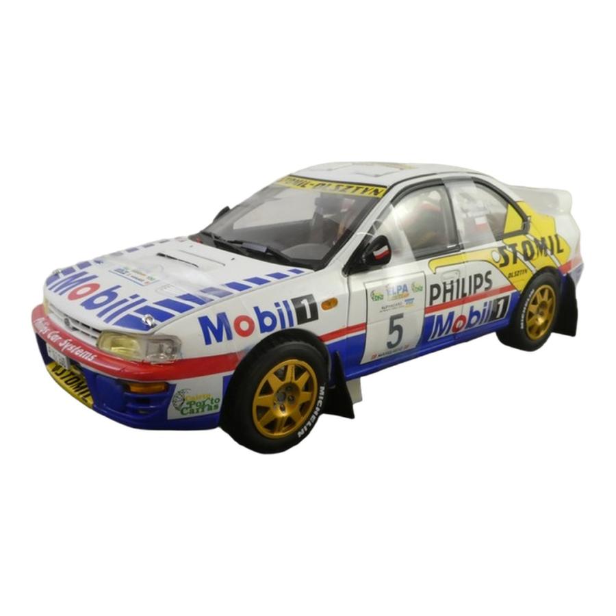 Subaruスバル Imprezaインプレッサ 555 1997 ホワイト #5 エルパラリー優勝車 / Sun Star 1/18 ミニカー | 