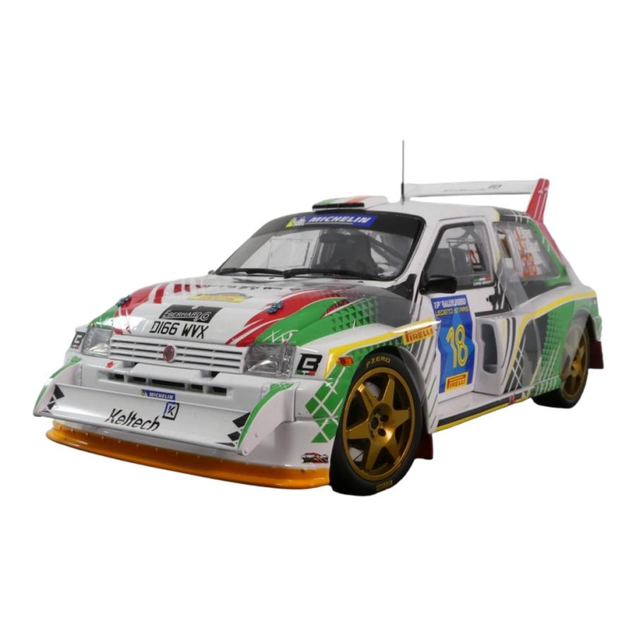 MG Metro 6R4 2019 ホワイト #18 ラリーレジェンド / Sun Star 1/18 ミニカー | 