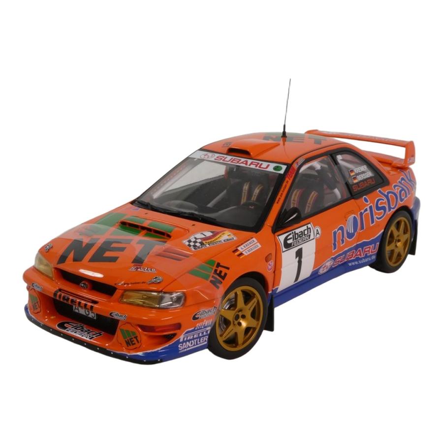 Subaruスバル Imprezaインプレッサ S5 WRC97 1999 オレンジ No.1 / Sun Star 1/18 ミニカー | 