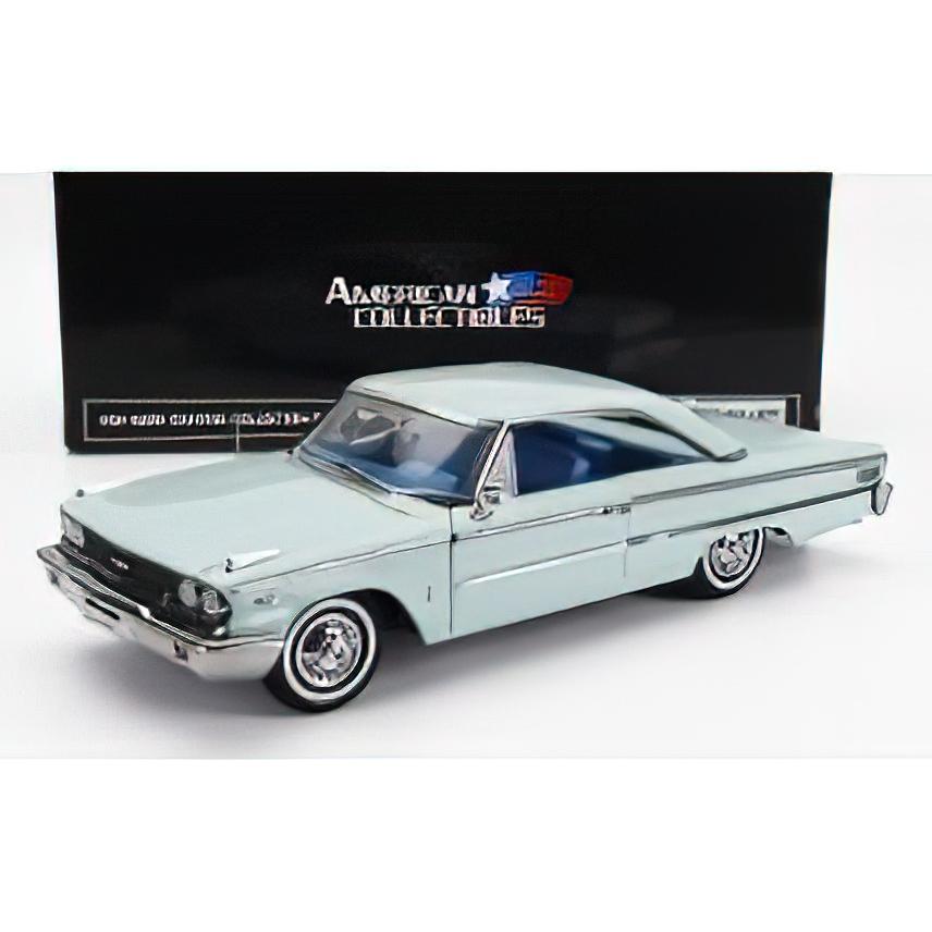 FORD USA  GALAXIE 500XL HARD-TOP CLOSED 1963 - GLACIER BLUE /Sunsar 1/18 | 