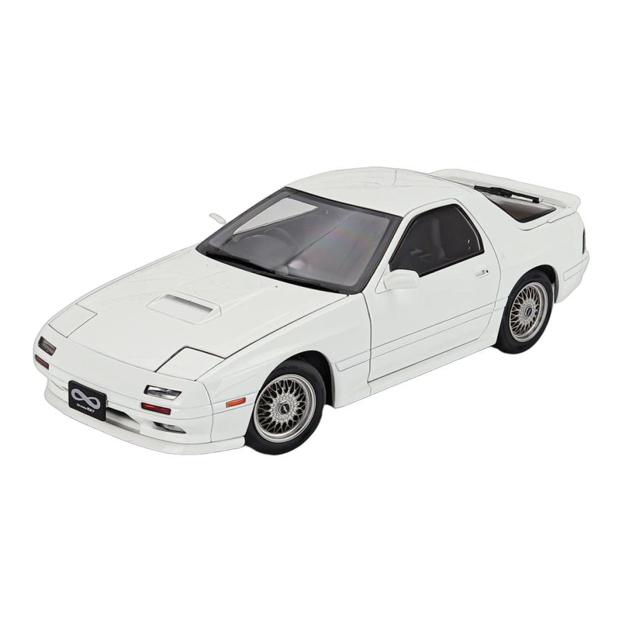 MAZDA RX7 (FD3RS) SAVANNA INFINI COUPE (FC3S) 2006 WHITE Sun Star 1/18 ミニカー | 