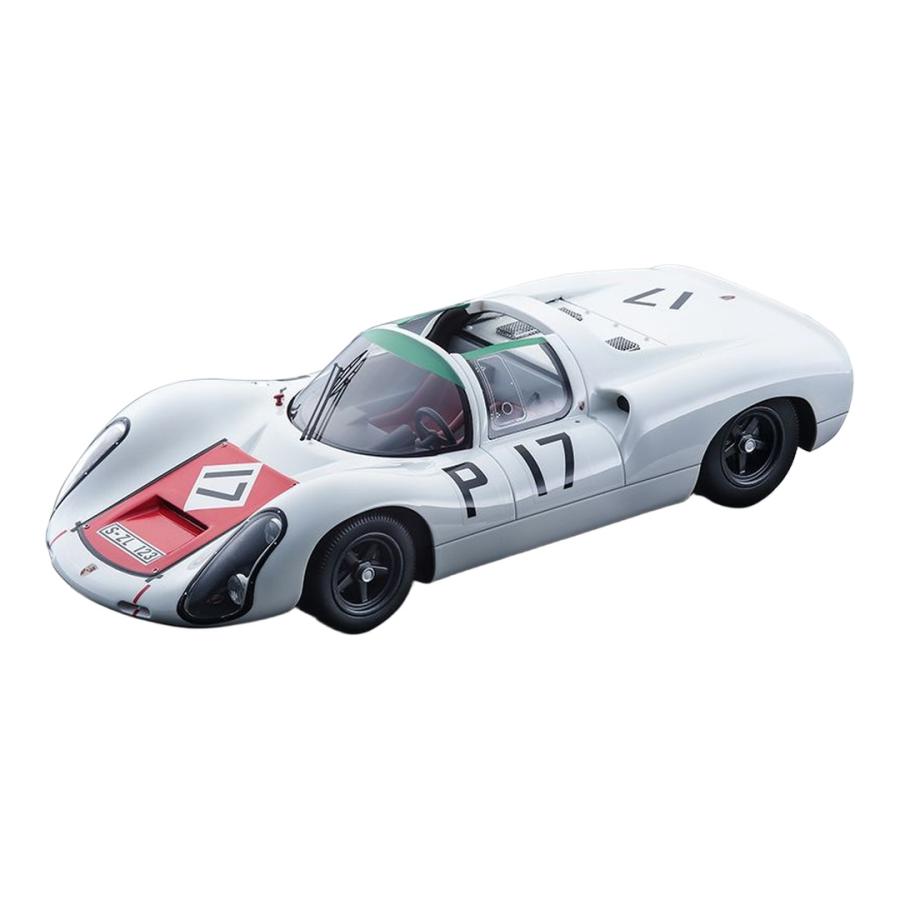 Porsche 910 ウィナー 1000km ニュルブルクリンク 1967 ホワイト #17 / Tecno 1/18 ミニカー | 