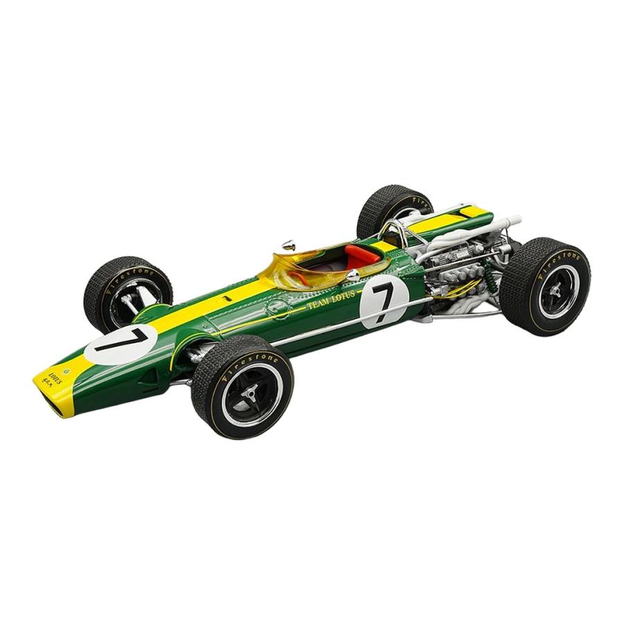 Lotusロータス 43 BRM H16 F1 チーム 南アフリカGP 1967 #7 ジム・クラーク グリーン / Tecno 1/18 ミニカー | 