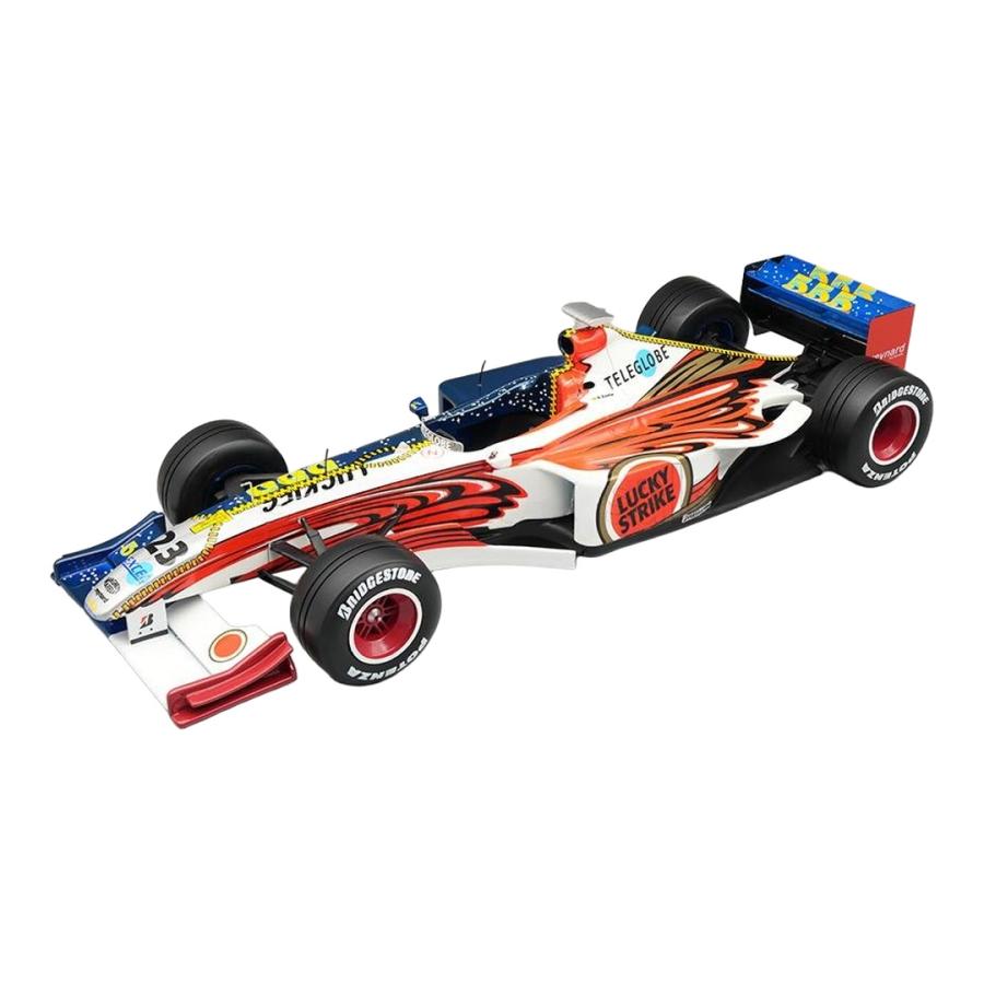 BAR F1 FB01 V10 #23 Ricardo Zonta フランスGP 1999 レインタイヤ / Tecno 1/18 ミニカー | 