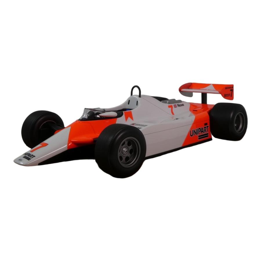 McLarenマクラーレン MP4/1B 1982 ホワイト/オレンジ #7 / Tecno 1/18