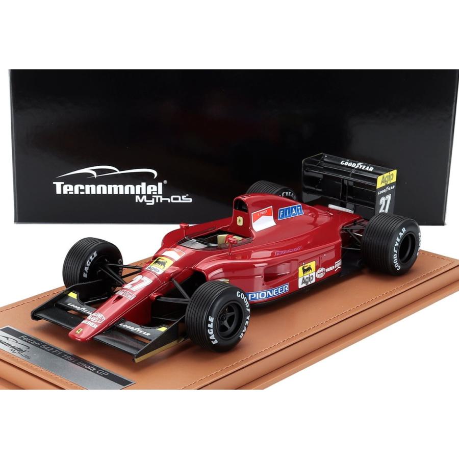 1991 Ferrari F1 642 #27 Imola GP Rain Prost Red/Black TECNOMODEL 1/18 | 