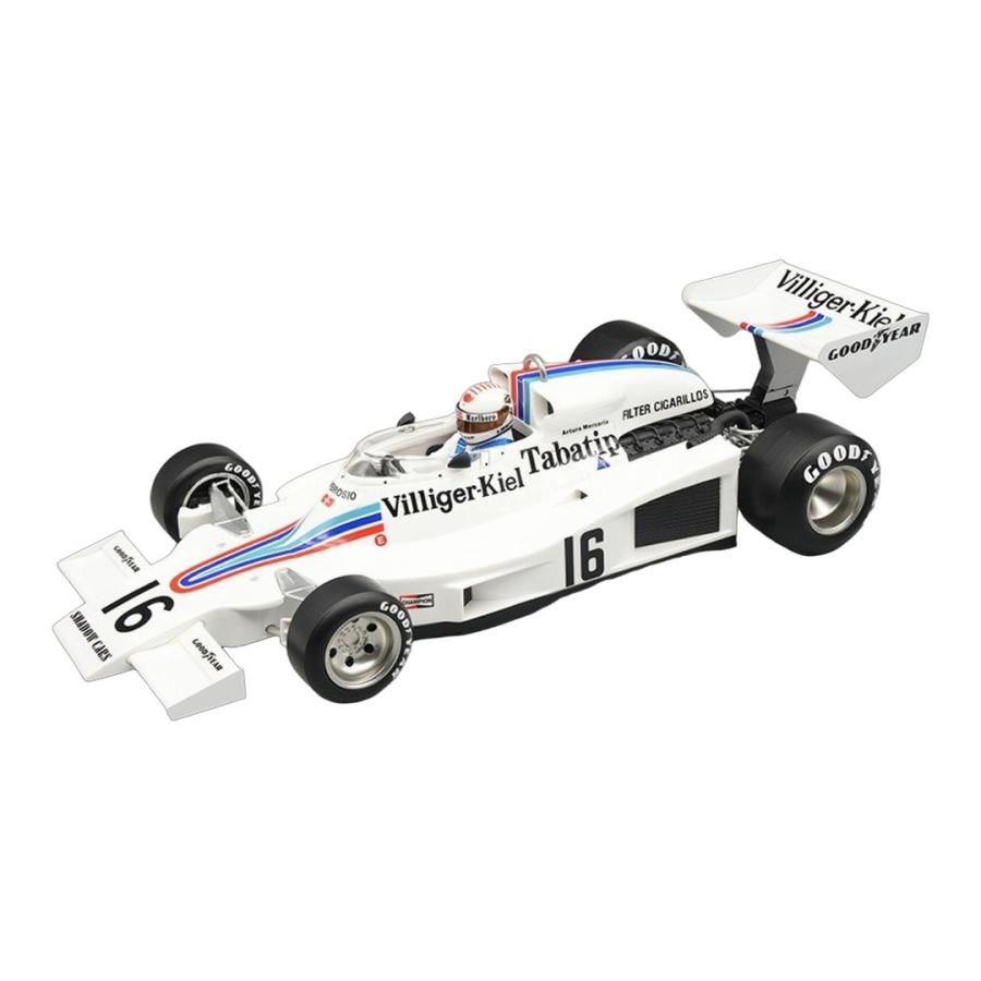 【予約】2026年発売予定 SHADOW F1 DN8 No.16 AUSTRIAN GP 1977 A.MERZIARIO Tecno 1/18 | 