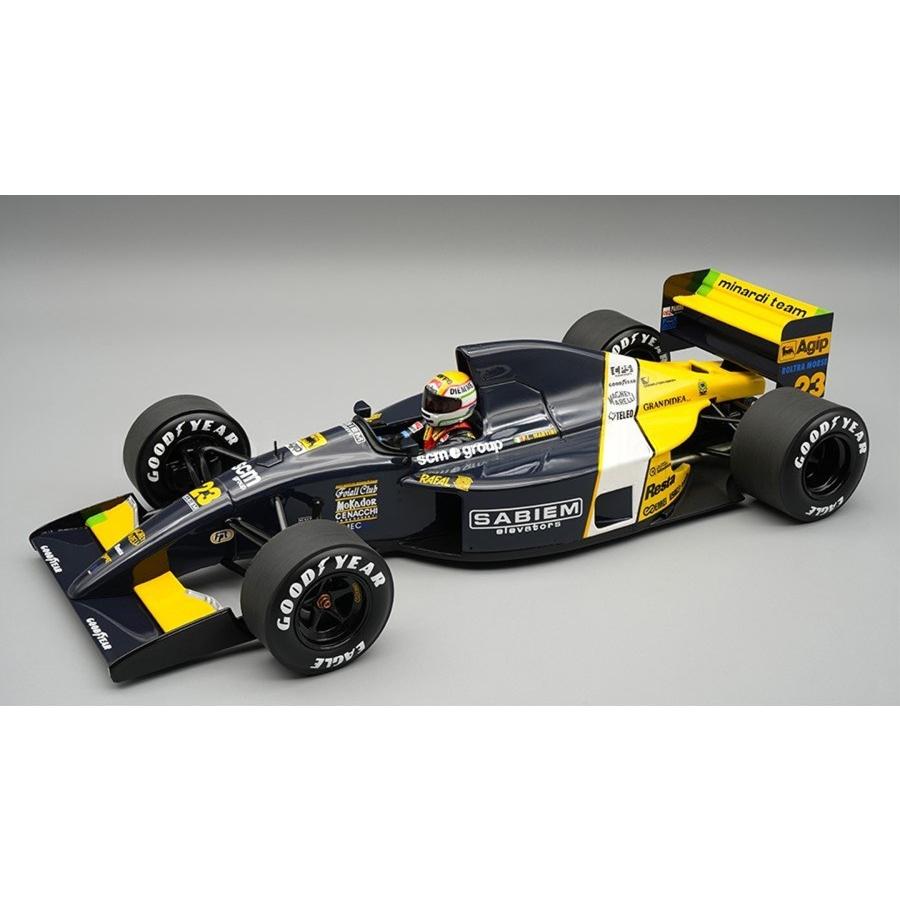 MINARDI F1 M191 #23 モナコGP 1991 フィギュア付 P.マルティーニ Tecno 1/18 | 