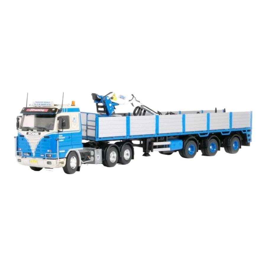 スカニア Scania 3シリーズ ストリームライン ブリックセミトレーラー BAAK仕様 / TEKNO 1/50 ミニカー トラック模型 | 