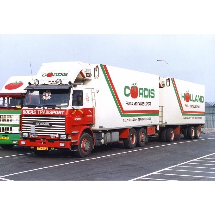 【予約】10-12月以降発売予定Boers Cordis Scaniaスカニア 143 6x2 rigid truck with ...