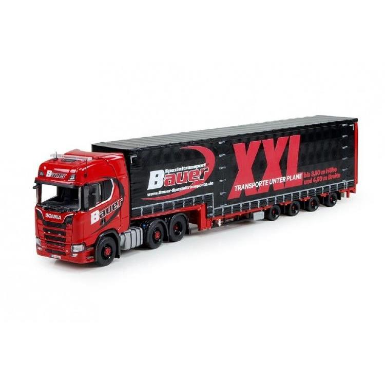 Bauer Spezialtransporte ScaniaスカニアTEKNO 1/50 ミニチュア