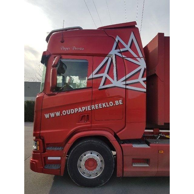 Tekno OPC Eeklo Scania NG R ハイライン フックアームコンテナトレーラー 1/50_1