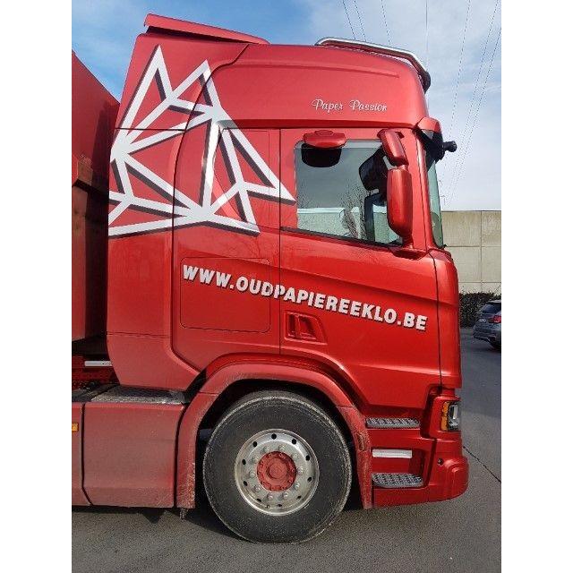 Tekno OPC Eeklo Scania NG R ハイライン フックアームコンテナトレーラー 1/50_2