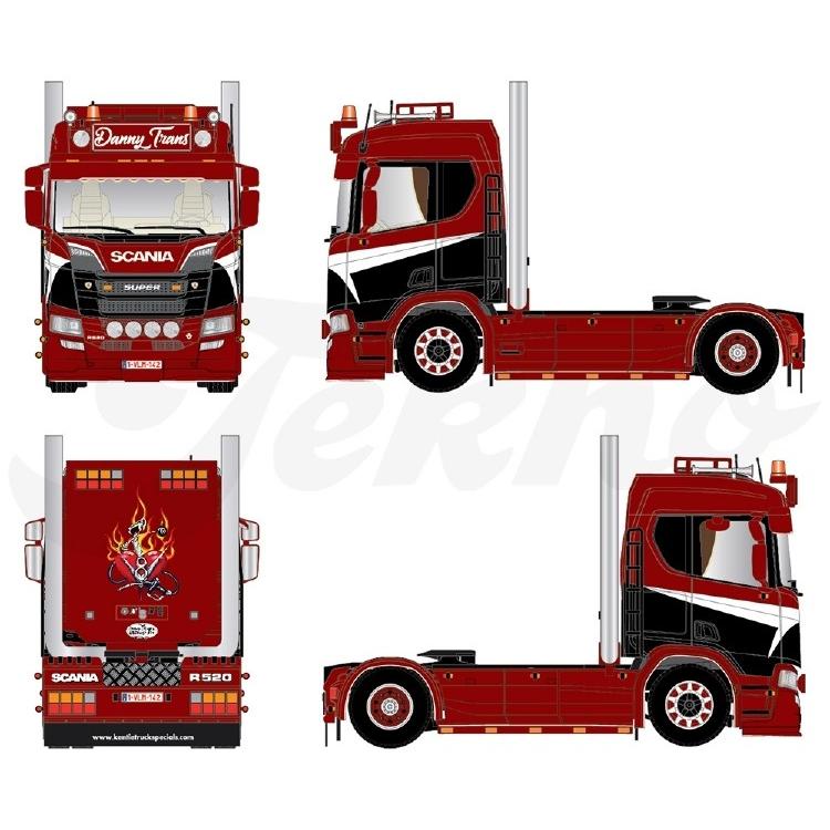 Tekno Dannytrans Scania 次世代R 1/50 |  | 04