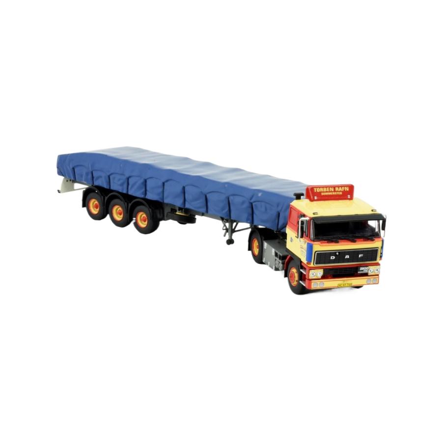 Torben Rafn DAF 2800 Flatbed Semitrailer トラック / TEKNO 1/50 建設機械模型 工事車両_1