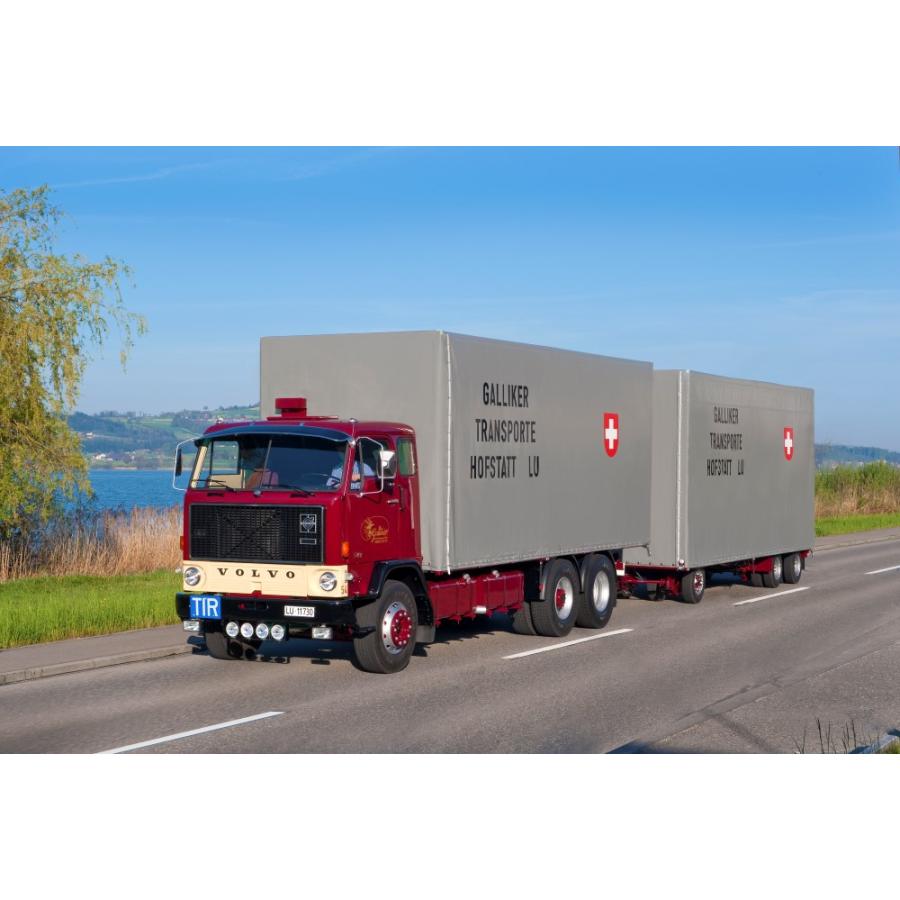 【予約】2024年発売予定GallikerVolvo F89 6x2 motorwagen met Resin opbouw en aanhanger トラック/Tekno 1/50 建設機械模型　ミニチュア | 