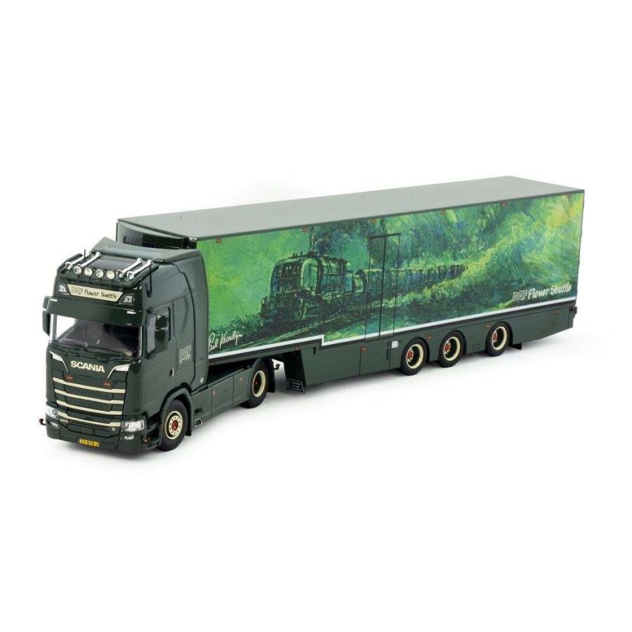 DQF Scania Next Gen S530-V8 Highline reefer semitrailer 84409 トレーラー トラック /Tekno 1/50 建設機械模型 ミニチュア | 