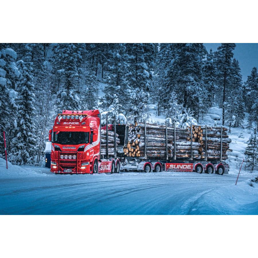 【予約】2024年発売予定SundeScania Next Gen R-serie Highline 24m houtwagen トラック/Tekno 1/50 建設機械模型　ミニチュア | 