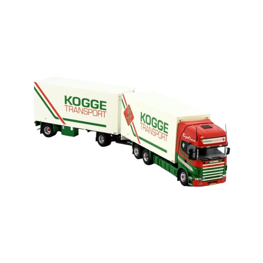 Kogge Transport Scania 124 Topline Box トラック / TEKNO 1/50 建設機械模型 工事車両_1
