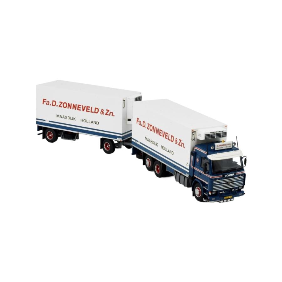 D. Zonneveld Scania 143 reefer trailer トラック / TEKNO 1/50 建設機械模型 工事車両_1
