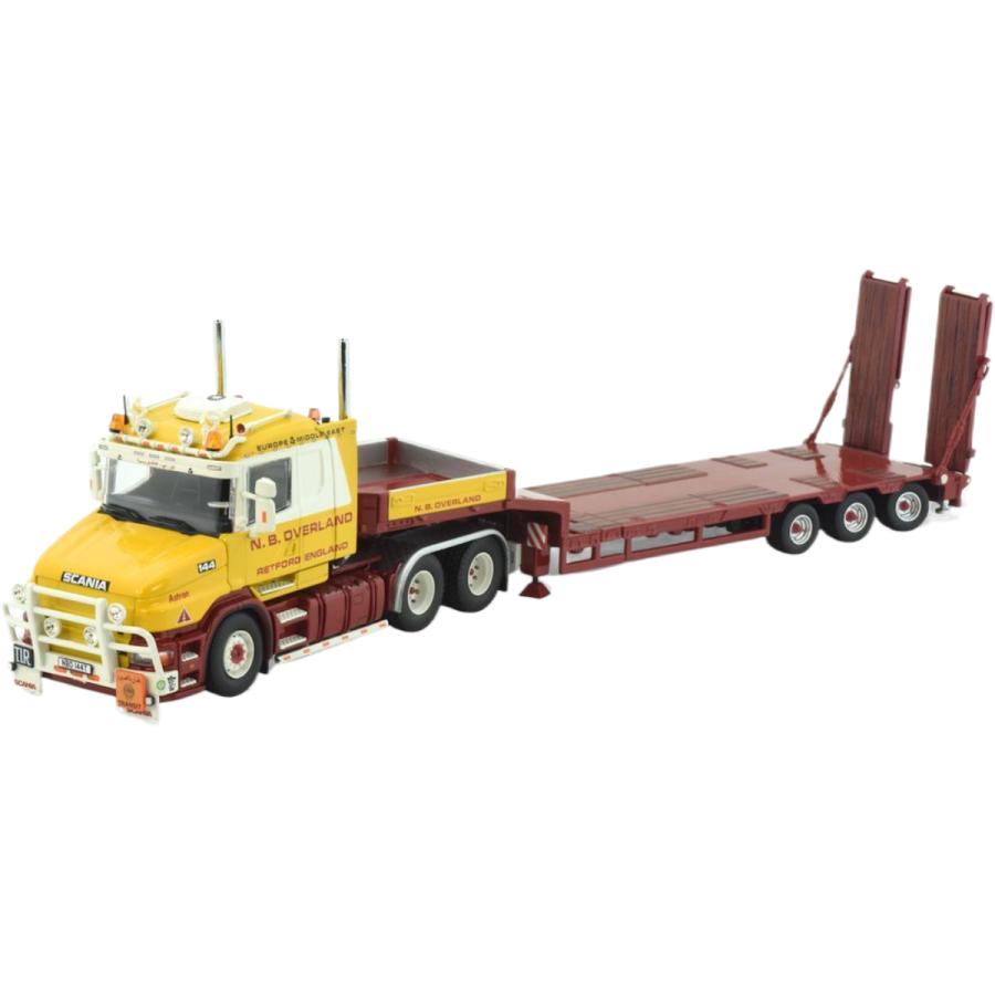Overland Scaniaスカニア 4-Serie Torpedo low loader低床トレーラー トラック 模型 /Tekno 1/50 | 