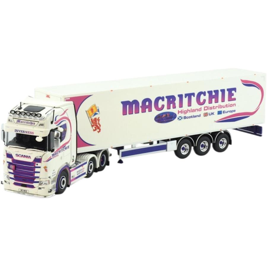 Macritchie Scania Next Gen S500 ボックストレーラー 3軸 トレーラー / TEKNO 1/50 建設機械模型 工事車両 | 