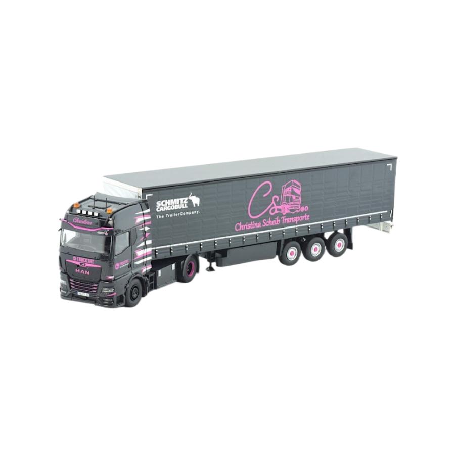 Tekno トラックモデル Christina Schels transport Christina Scheib Transporte MAN TGX GX トラック / TEKNO 1/50