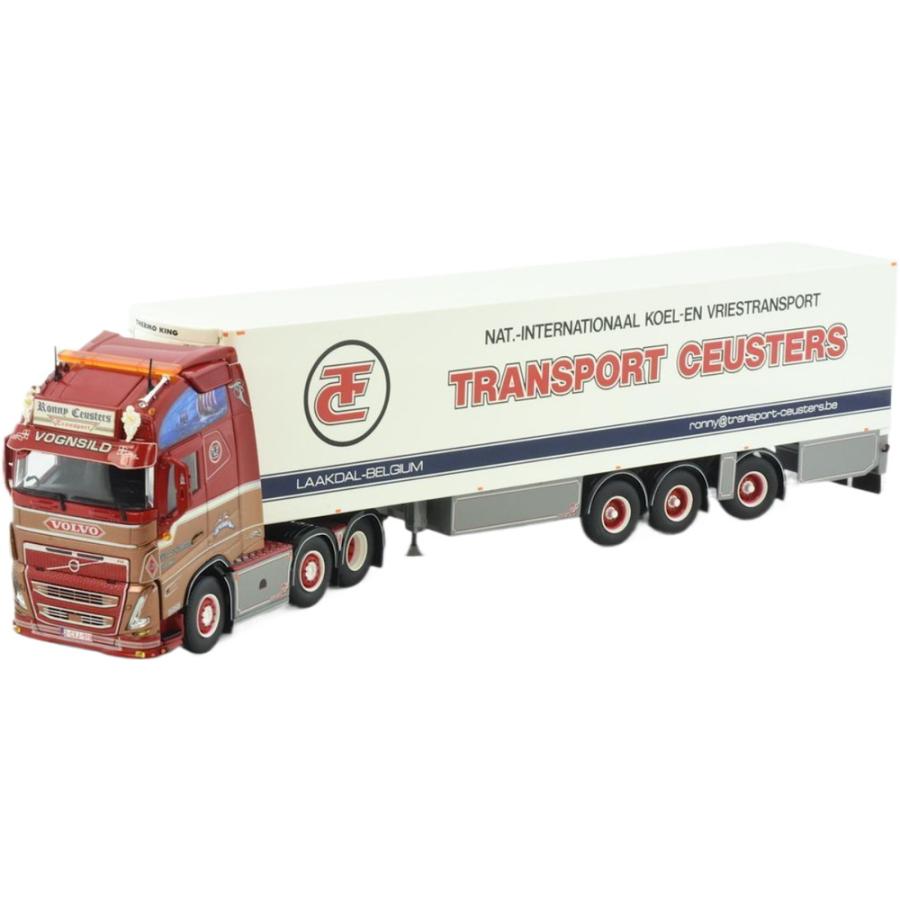 Ronny Ceusters Volvo FH05 Globetrotter XL リーファートレーラー TEKNO 1/50 建機模型 | 