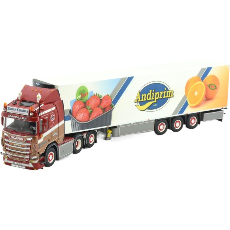 Ronny Ceusters Scania Next Gen R Highline 冷蔵セミトレーラー Tekno 1/50 | 