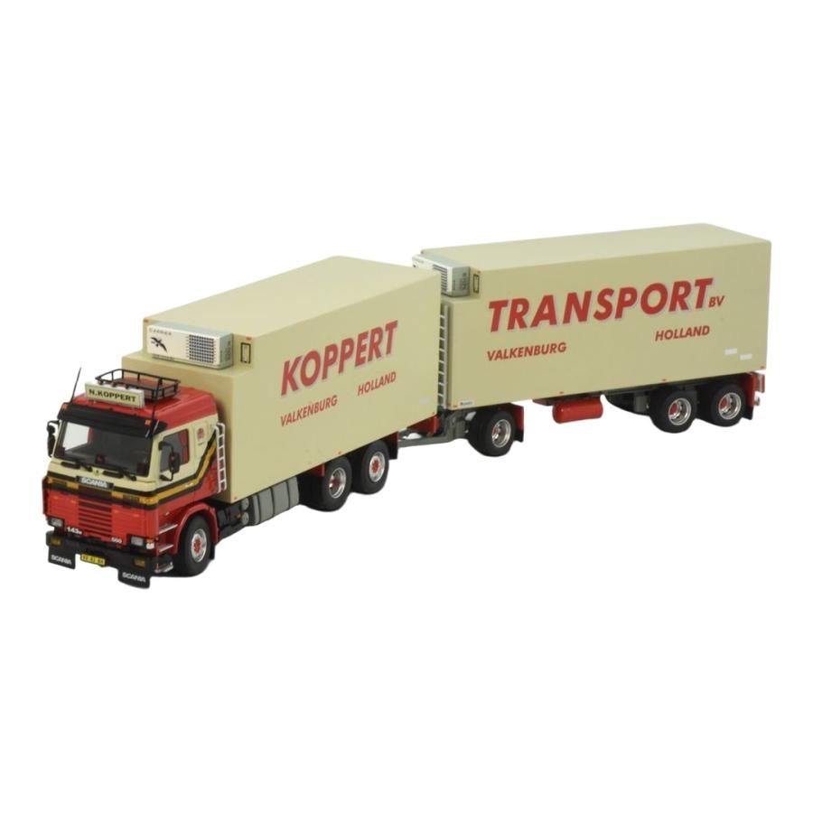 Koppert スカニア 143 Topline 冷凍トレーラー / Tekno 1/50 ミニカー トラック模型 | 