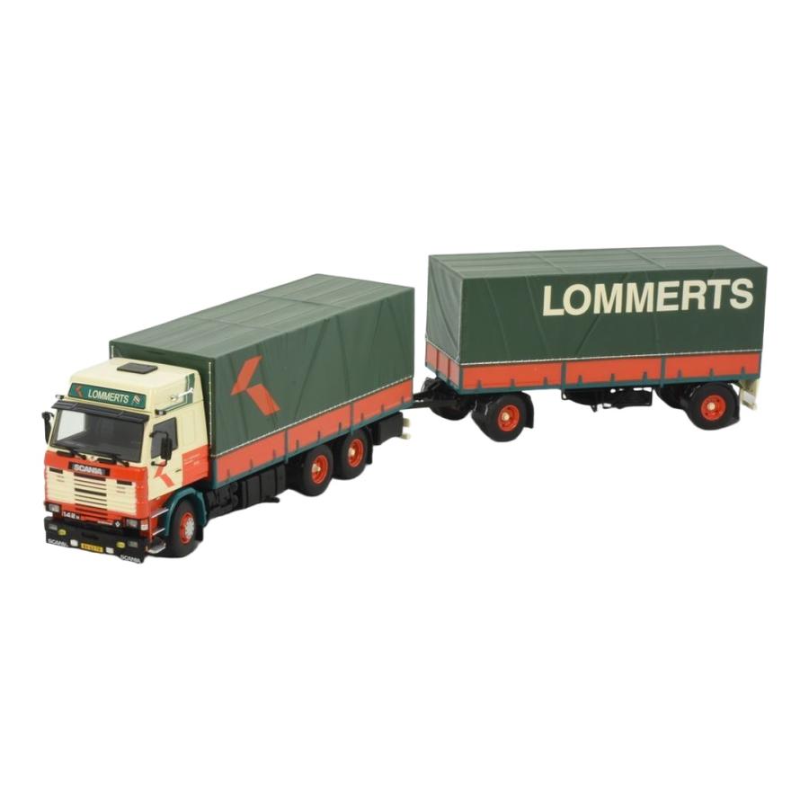 Lommerts スカニア 2シリーズ カーテンサイドトレーラー / Tekno 1/50 ミニカー トラック模型 | 