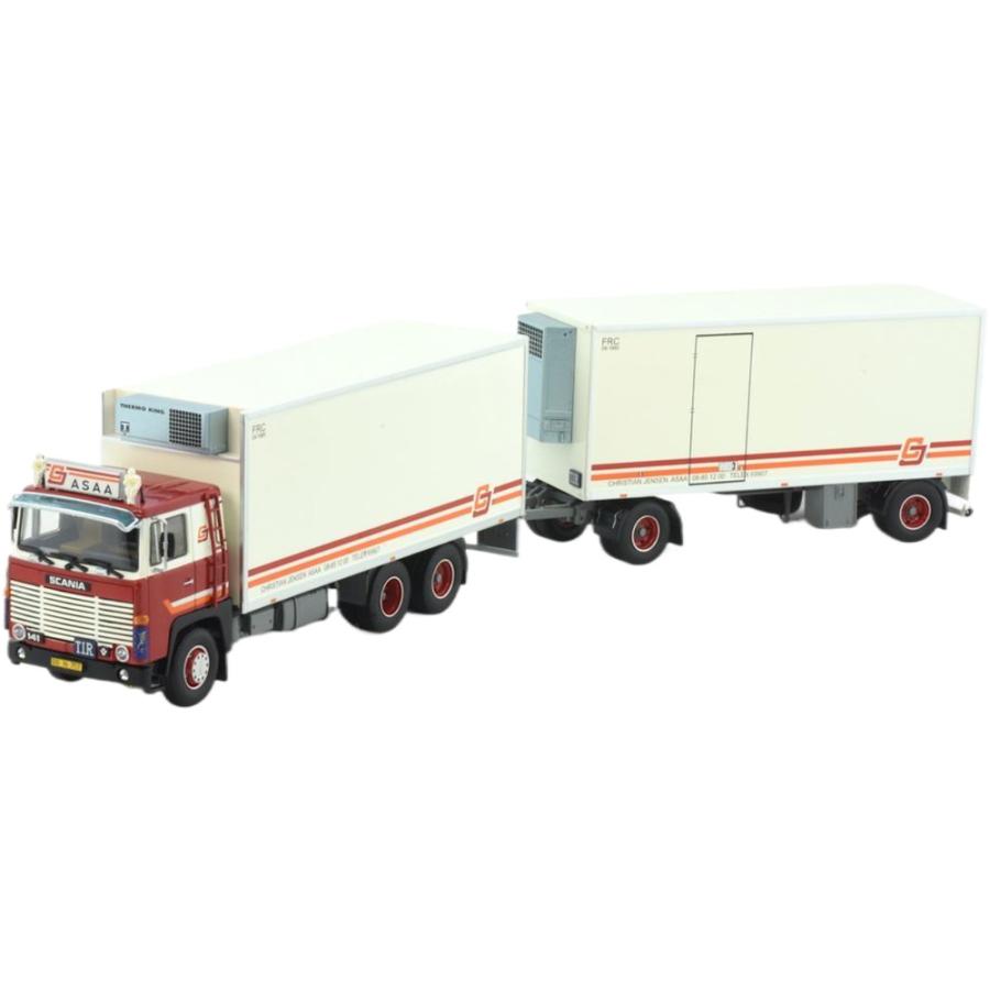 CJ Transport Scania 141 リーファートレーラー トレーラー / TEKNO 1/50 建設機械模型 工事車両 | 