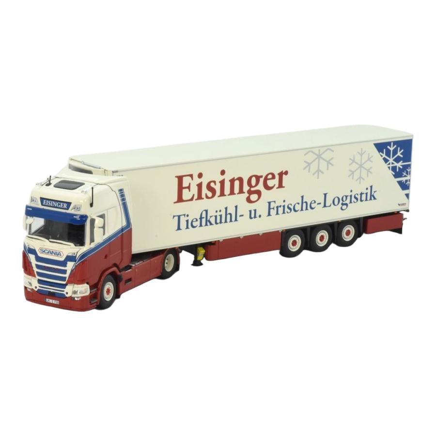 Eisinger スカニア NGS ハイライン 4x2 冷凍セミトレーラー 3軸 / Tekno 1/50 ミニカー トラック模型 | 