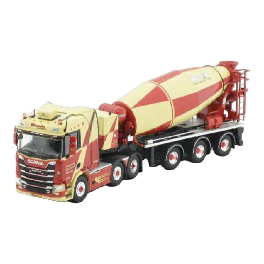 Mussche Transport スカニア NGR コンクリートミキサー 3軸 / Tekno 1/50 ミニカー 建設機械模型 工事車両 | 