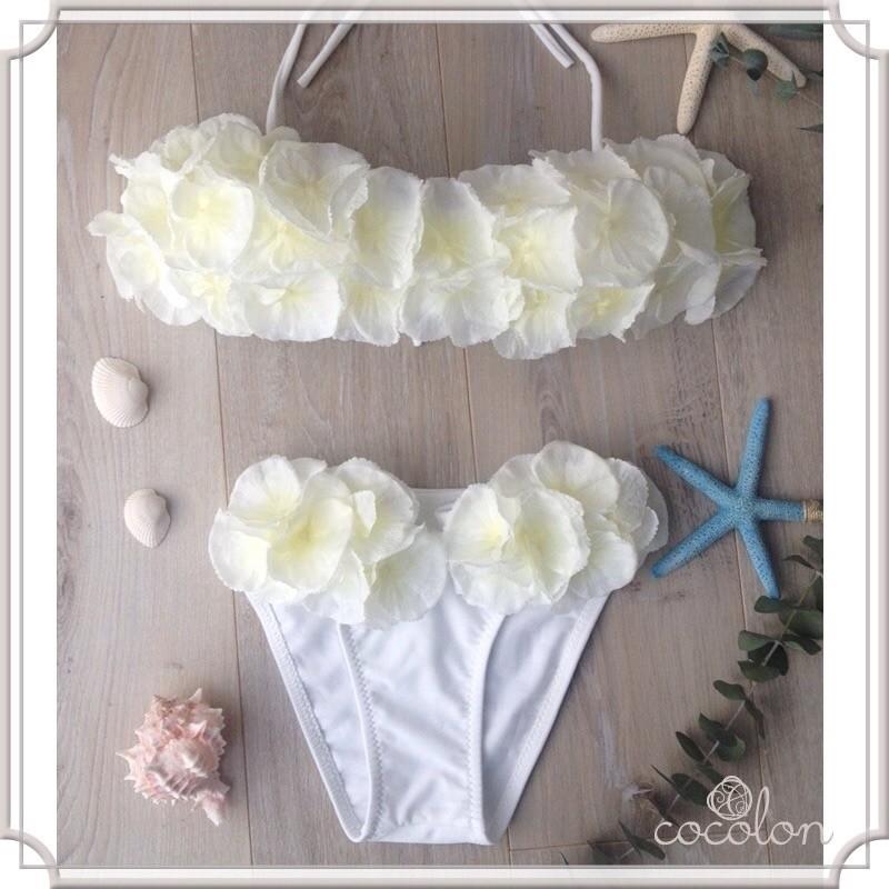 花びらビキニ お花フラワー ハンドメイド 水着上下セット レディース インポート Chuan Pisamai チュアンピサマイ日本正規販売店 Thai036 バスクホビー 通販 Yahoo ショッピング