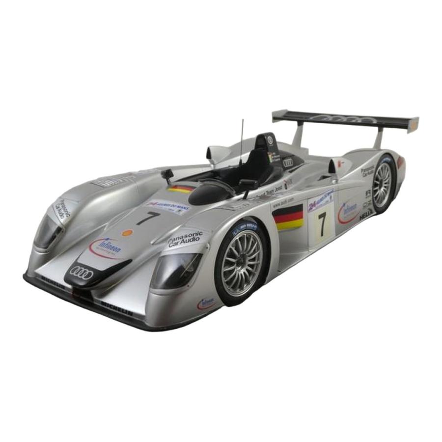 Audiアウディ R8 2000 シルバー #7 24時間ルマン / TOPMARQUES COLLECTION 1/18 ミニカー | 