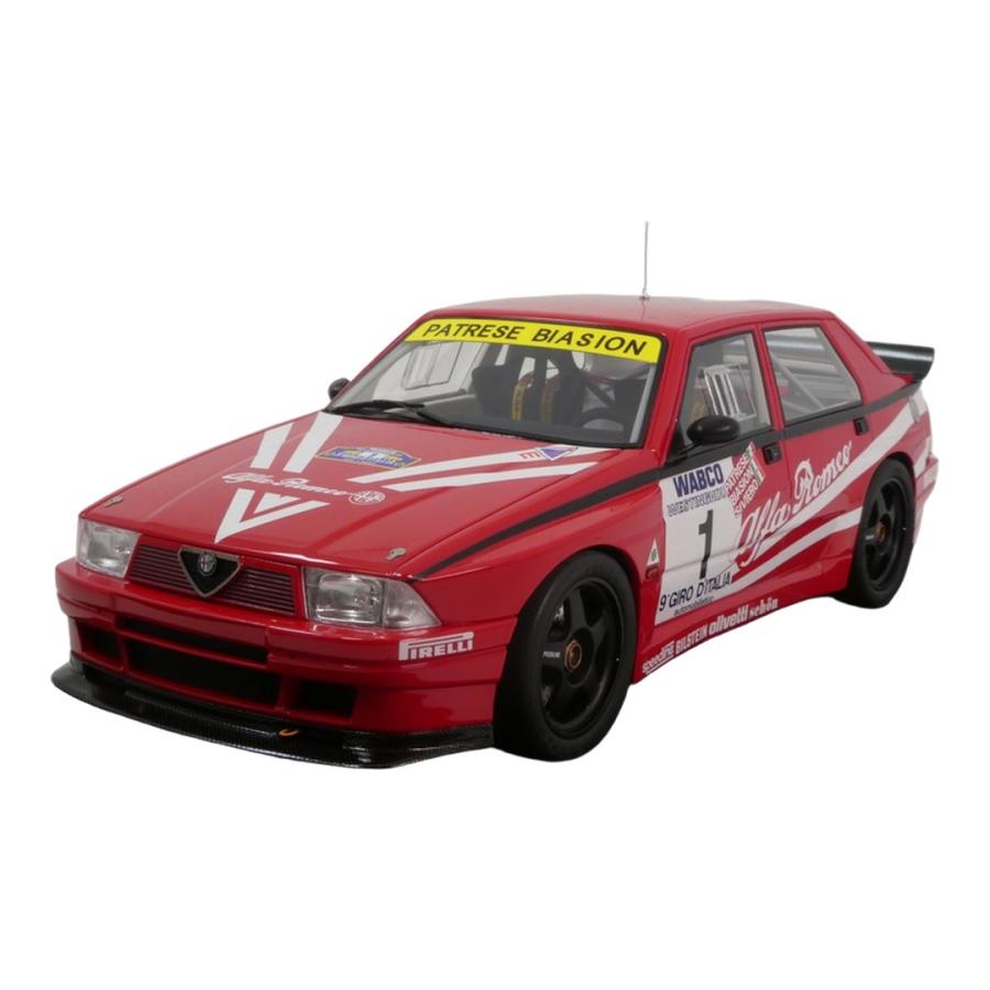 Alfa Romeo 75 ターボ Evo IMSA 1988 レッド No.1 TOPMARQUES COLLECTION 1/18 ミニカー | 